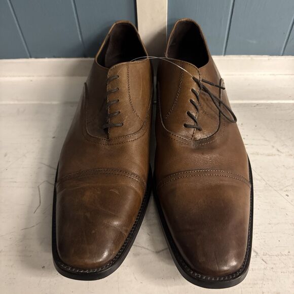 To Boot By Adam Derrick‎ New York Cap Toe Burnished Oxfords Shoes Men\'s Size 13 main image 7